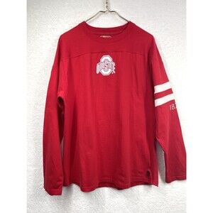 Mens IZOD Long Sleeve TShirt Ohio State XL NCAA Madison Ave Studio Mens Preppy